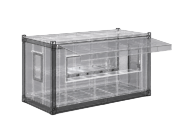 Sonderanfertigung Container 20ft 1400x1400