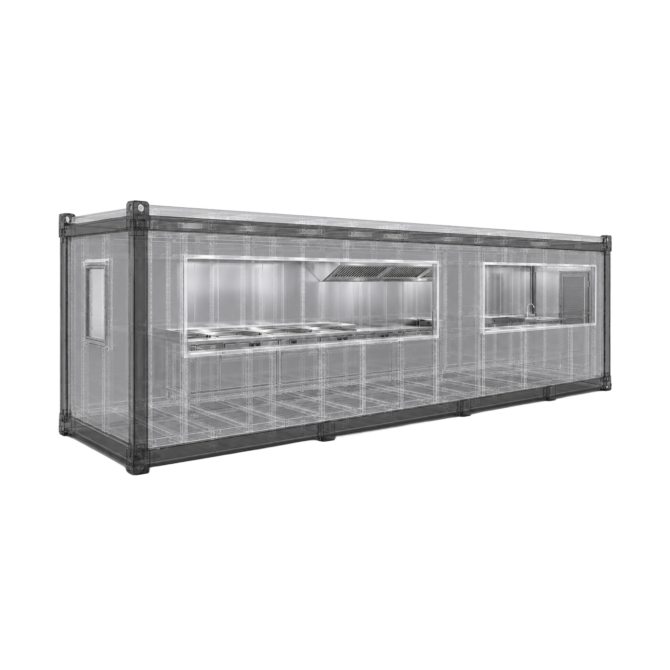 Sonderanfertigung Container 40 Fuß 1400x1400