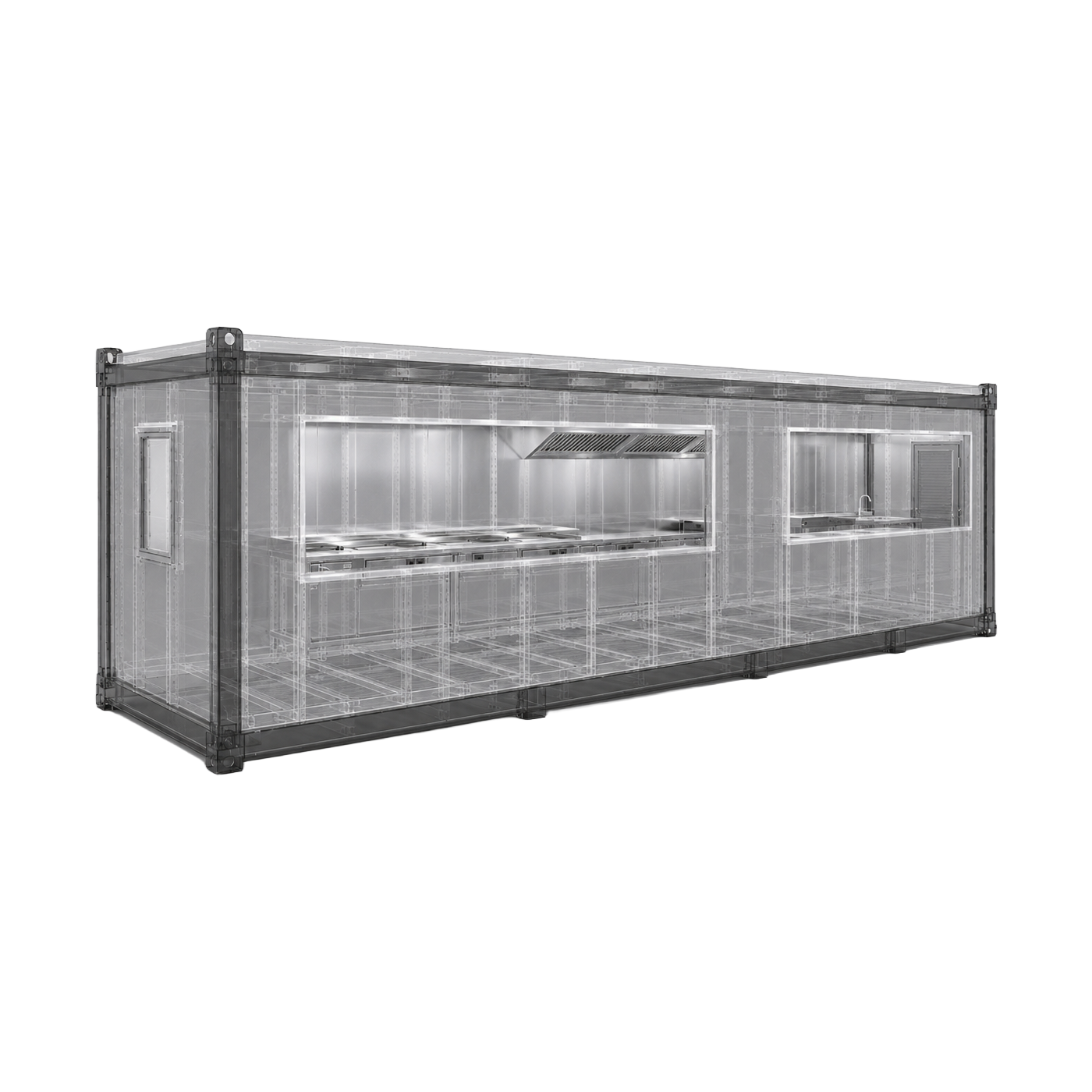 Sonderanfertigung Container 40 Fuß 1400x1400