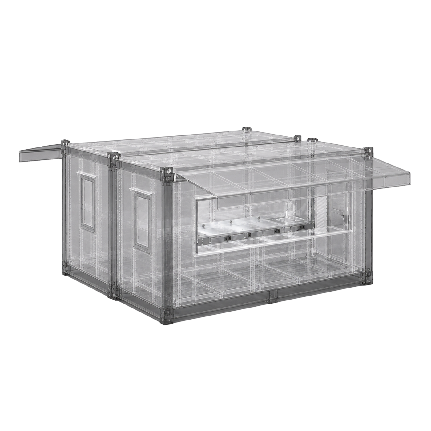 Sonderanfertigung 40-Fuß-Doppelcontainer 1400x1400