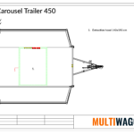 Teknisk ritning 02 f&ouml;r Basic Carousel Trailer 450