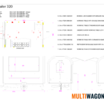 Kiosk Eco Trailer 320 – Technical Drawing