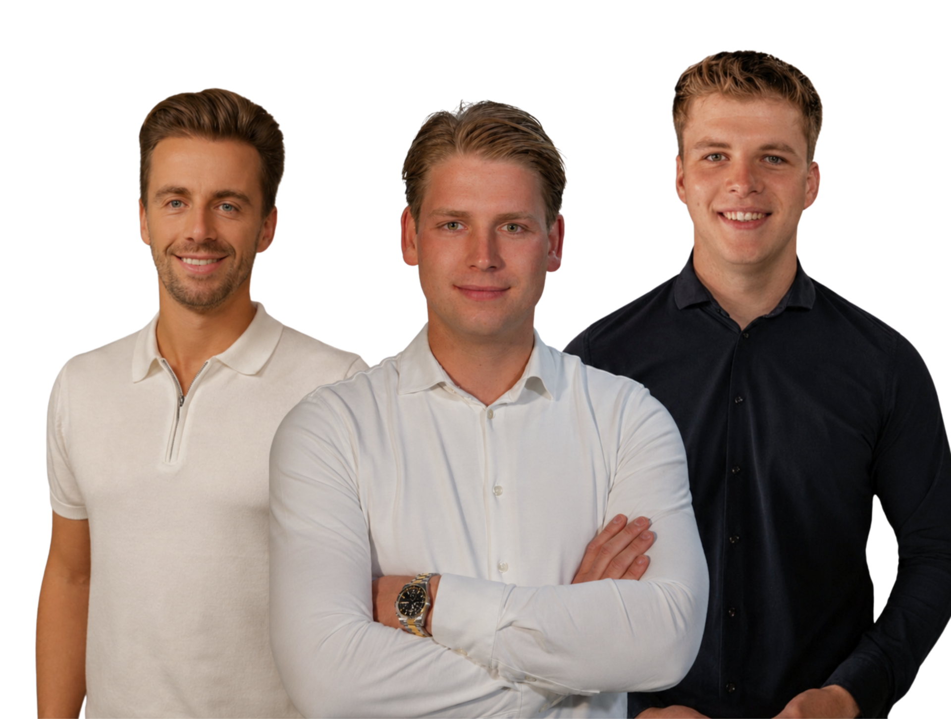 Nabewerking Voor Alle 3 Gezichten
