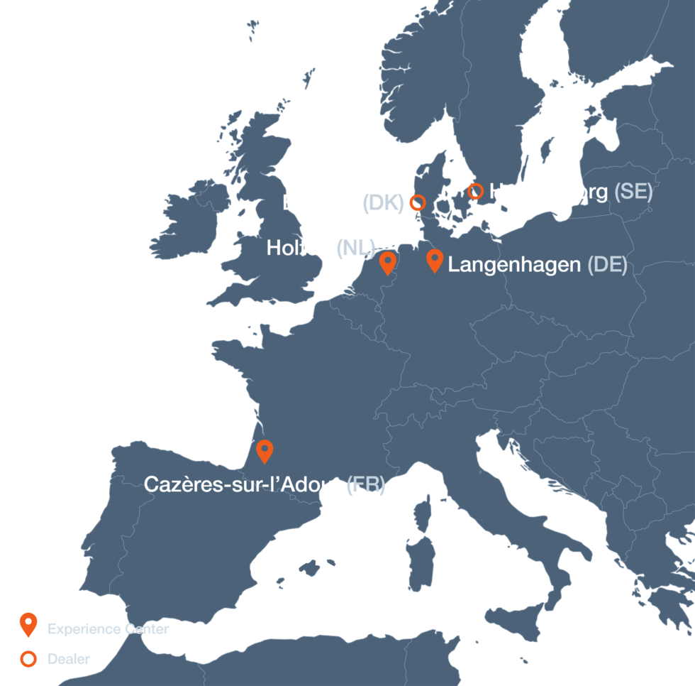 Emplacements Multiwagon Europe